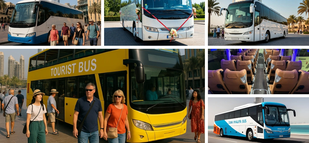 50-Seater Bus Rental Cost in Dubai