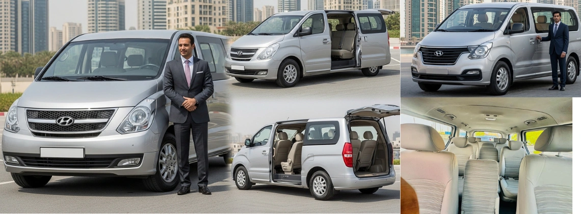 Toyota Hiace van rental Dubai