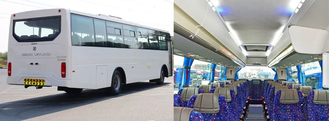 60 seater luxury bus rental Dubai